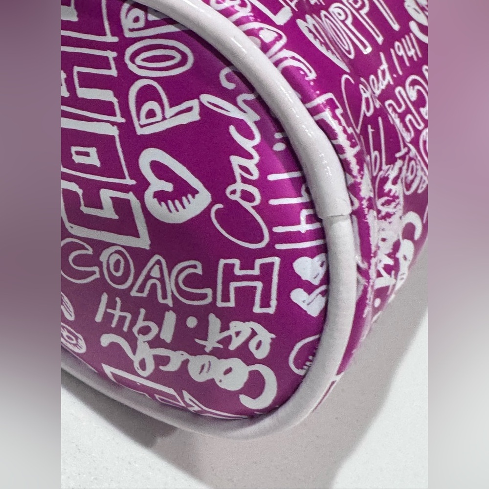 Coach Pink Poppy Cosmetic Pouch - Picture 4 of 6